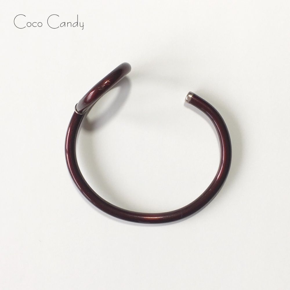 Adjustable Brown Bangle Bracelet - image 3